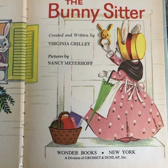 1976 Hardcover The Bunny Sitter - Picture 3 of 5